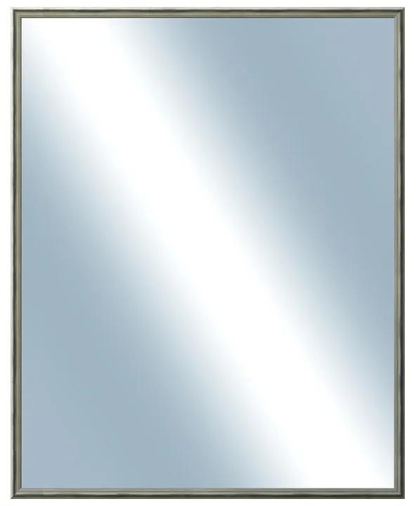 DANTIK - Zrkadlo v rámu, rozmer s rámom 80x100 cm z lišty Y-ka čierna linka (3125)