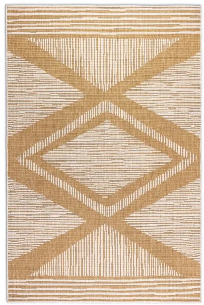 Obojstranný koberec Elle Decoration GEMINI Rhombus ochre