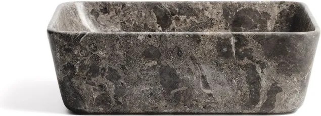Sivé kamenné umývadlo 40x40 cm Darnen – Kave Home