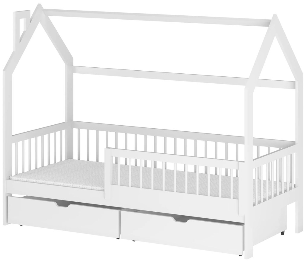 Detská Domčekové posteľ OTAKAR so zásuvkami - 200x90 cm