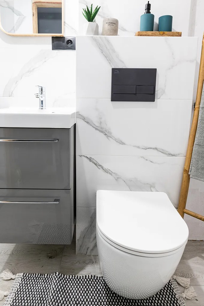 Laveo WC sedadlo Duroplast Soft Close Desna - ADA_600D, biela