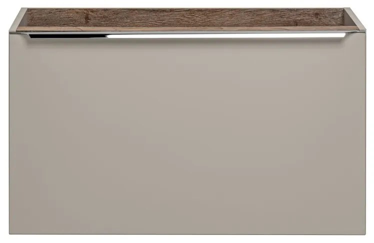 Závesná skrinka pod umývadlo Santa Fe 80 cm sivá
