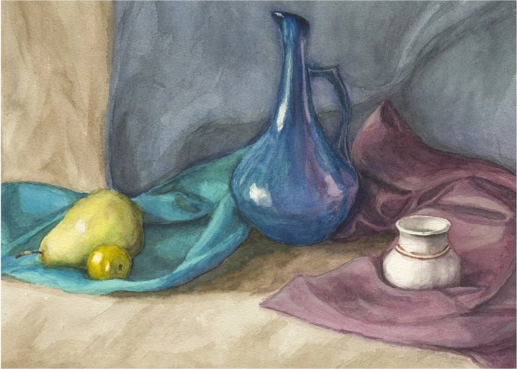 Obraz - Maľované zátišie (70x50 cm)