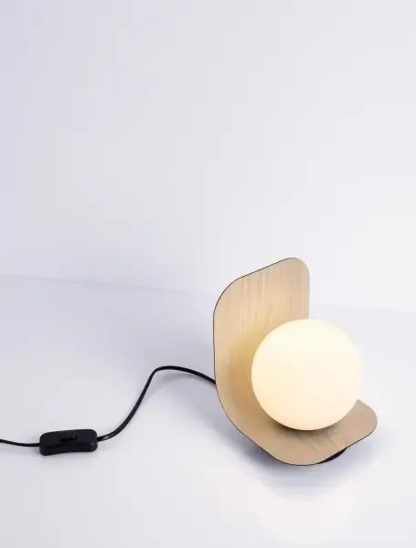 LED zlatá lampa Kamen