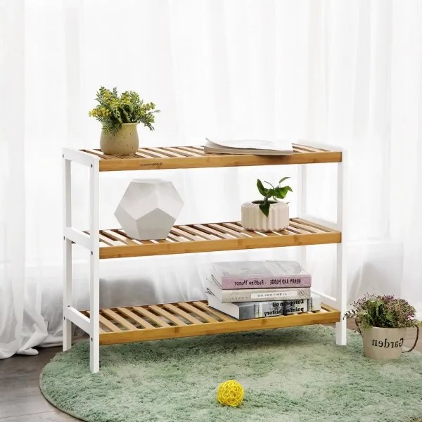 Botník MATE hnedá/biela