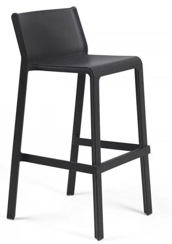 TRILL STOOL záhradná barová stolička bez podrúčok tortora