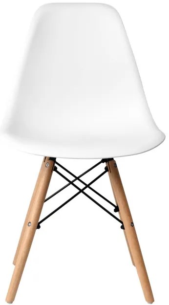 Jedálenská stolička MILANO hnedá / biela