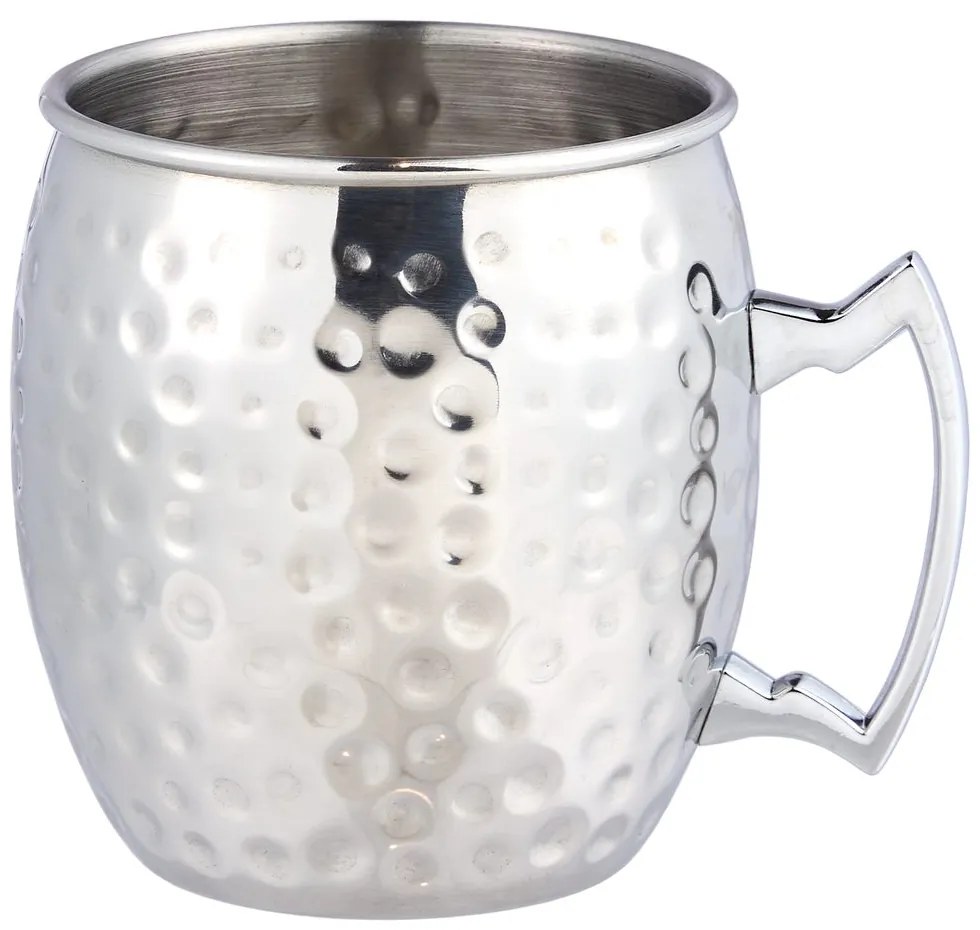 MOSCOW MULE Pohár tepaný 470 ml - strieborná