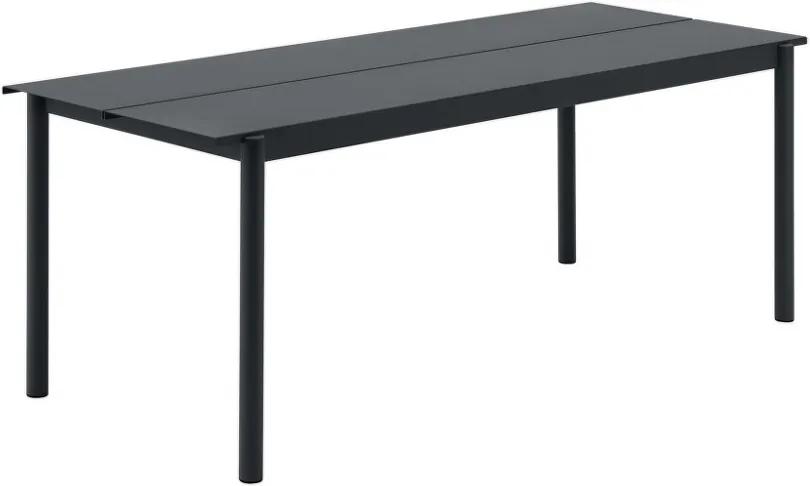 Muuto Stôl Linear Steel Table 200 cm, black