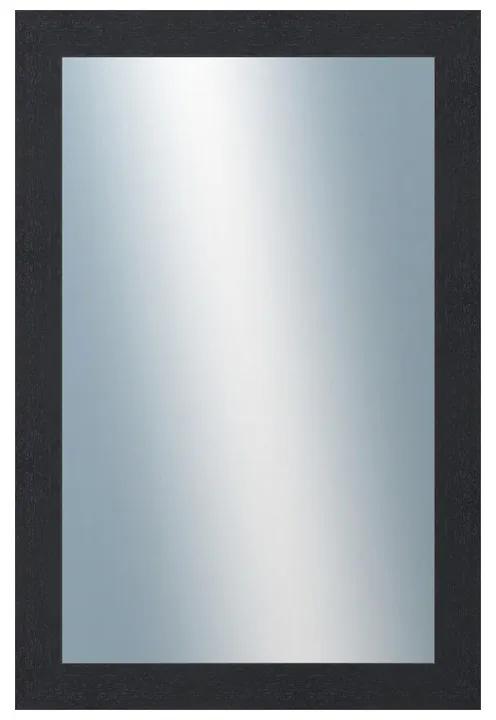 DANTIK - Zrkadlo v rámu, rozmer s rámom 40x60 cm z lišty 4020 čierna (2769)