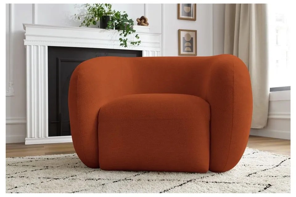 Oranžové kreslo Celine – Bobochic Paris