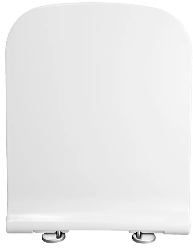 Gamma Viana, toaletné WC sedátko 418(467)x444mm z duroplastu s pomalým zatváraním, biela, ERG-GAM-D6