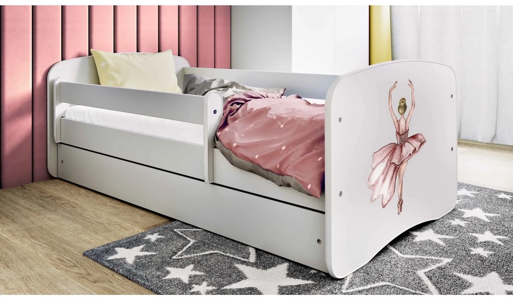 Dětská postel Babydreams tanečnice bílá