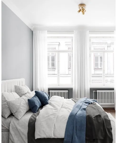 ByRydens 4200710-6501 - Bodové svietidlo CORRECT 3xGU10/7W/230V zlaté pr. 20 cm