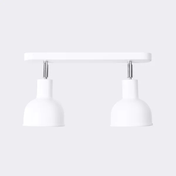 Sollux SL.1314 - Bodové svietidlo ELBA 2xE27/15W/230V biela