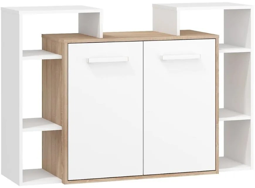 Komoda 2D Rio-05 sonoma svetlý/biely