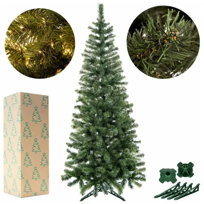 SPRINGOS Vianočný stromček Jedľa zelená 120 cm