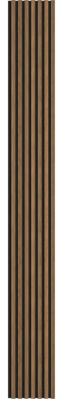 Mexen Lam-F, akustické stenové lamely 275 × 31,5 cm, filc 6 mm, dub moka, S105-275317-2812-074