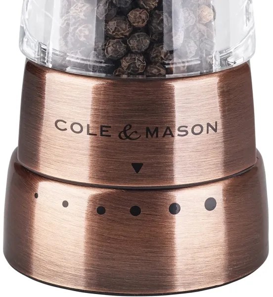 Cole&Mason - Sada mlynčekov na soľ a korenie DERWENT 2 ks 19 cm meď