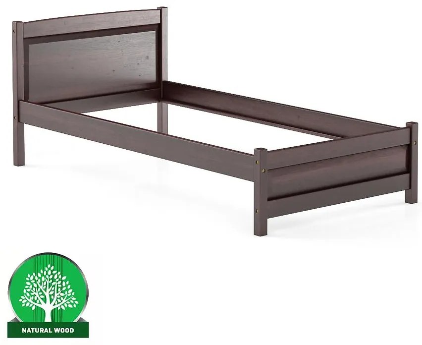 Posteľ borovica LK125–100x200 orech