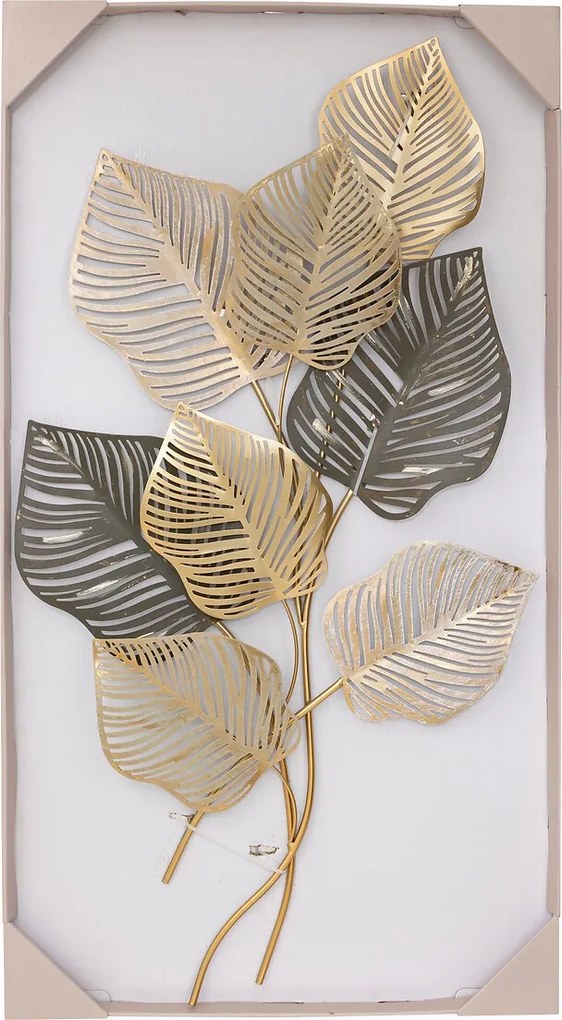 Kovová dekorácia na stenu Nadia 100x53 cm