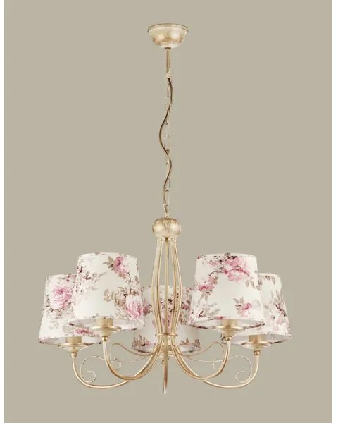 JUPITER 1284-SA5 - Závesné svietidlo SARA 5xE27/60W