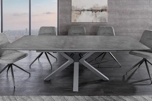 Rozkladací jedálenský stôl Eternity 46624 160/200x90cm Ceramik graphite - Komfort-nábytok