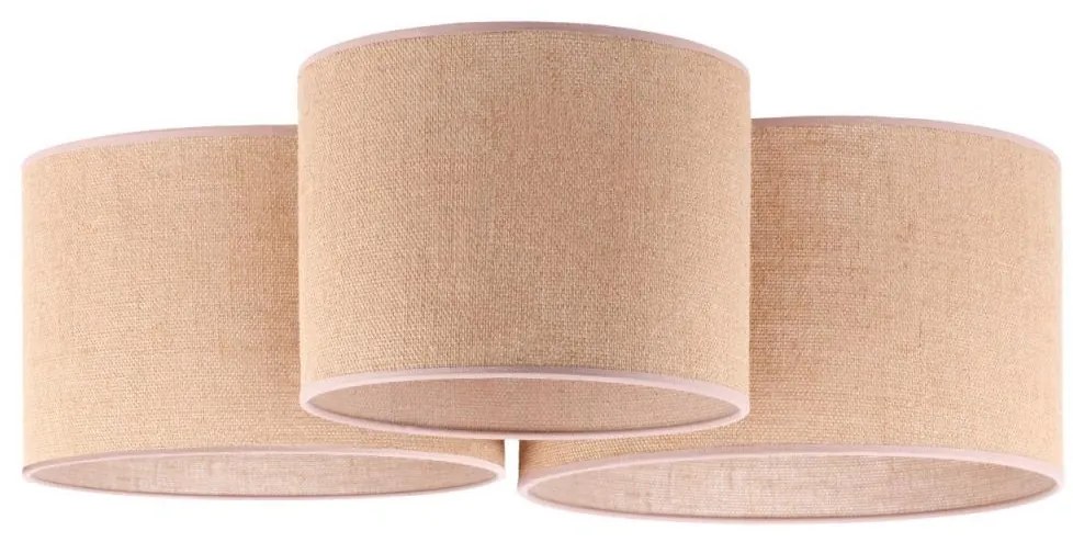 Duolla - Stropné svietidlo ROLLER TRIO 3xE27/60W/230V béžová