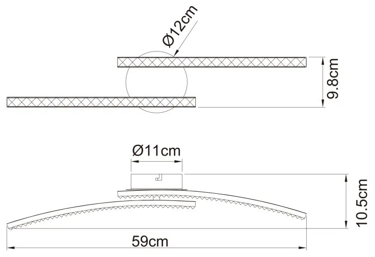 GLOBO JULES 67169-12IP Stropné svietidlo