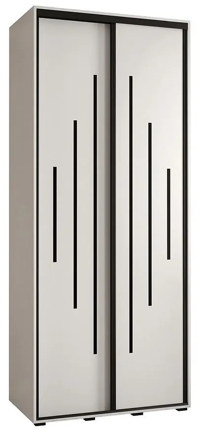 Skriňa 45 Canaris 12 120 biela/čierna