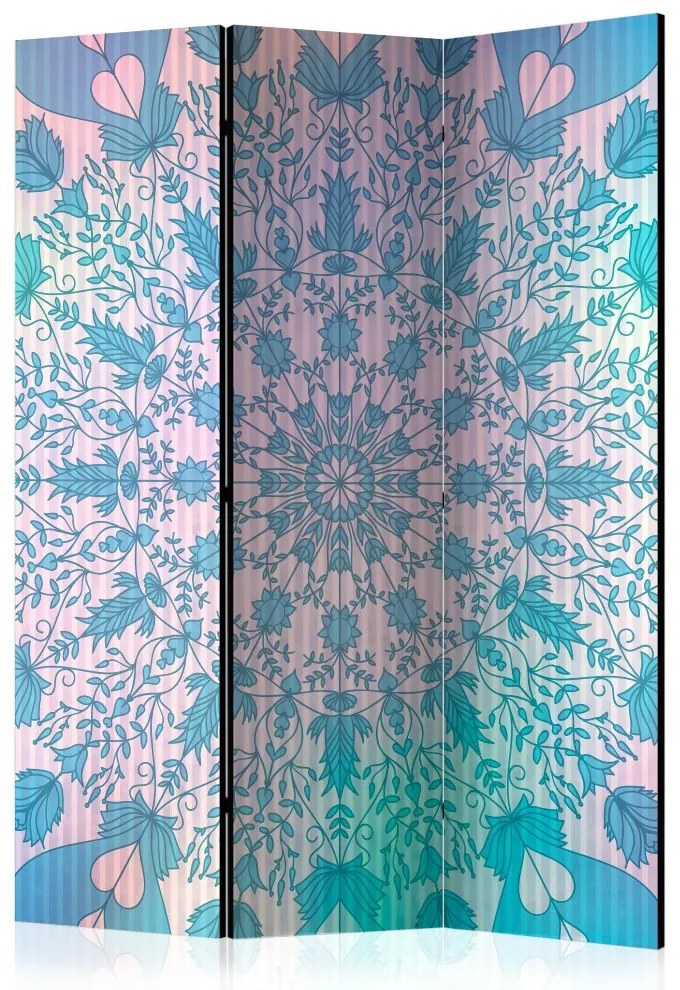 Artgeist Paraván - Girly Mandala (Blue) [Room Dividers]