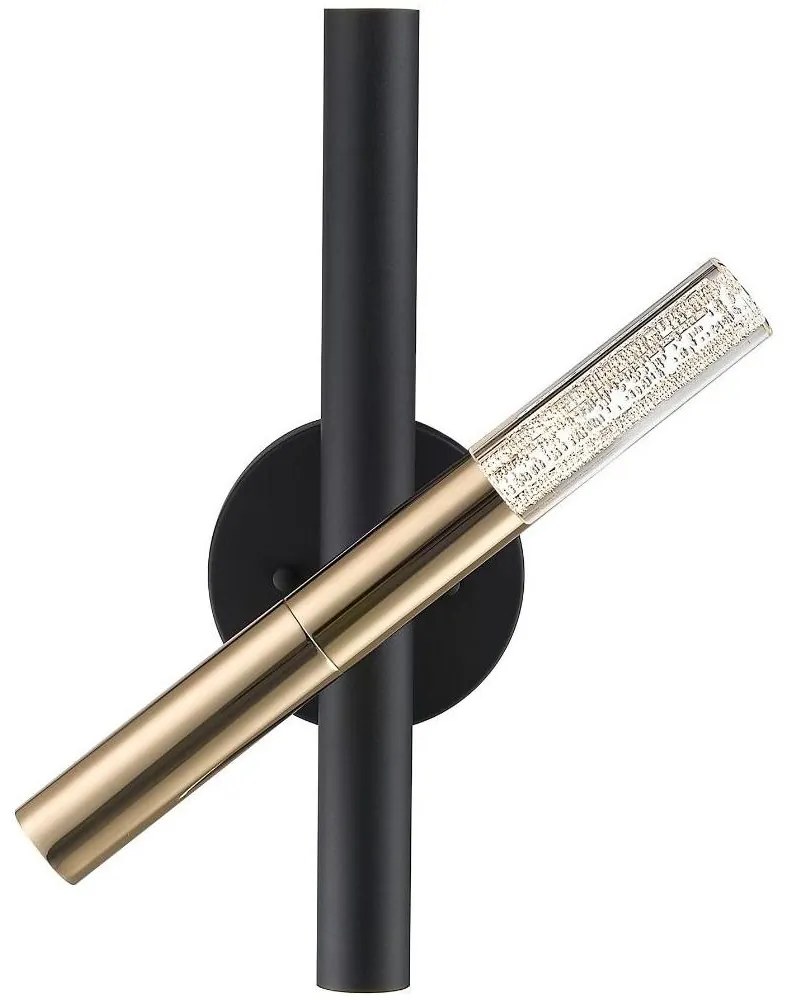 Zuma Line W0461-03L-P7SD - LED Nástenná lampa ONE 3xLED/5W/230V čierna/mosadz