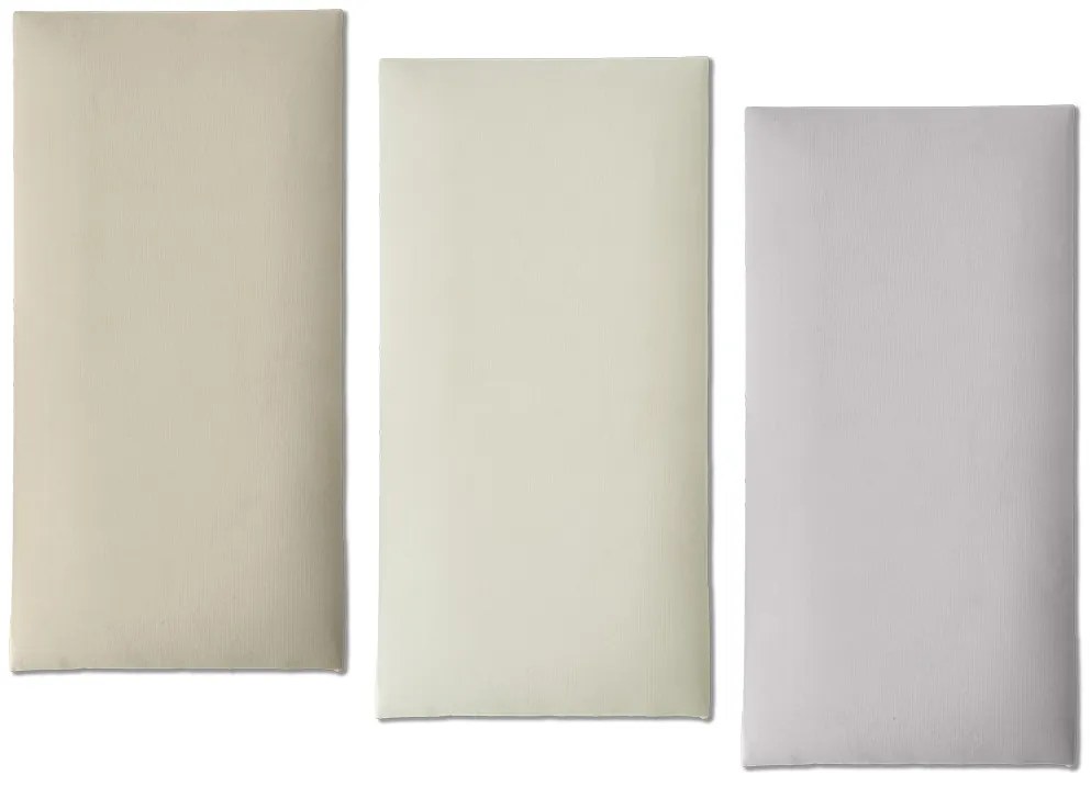 Čalúnený nástenný panel FRAME PAROS 30x60 cm Farba: Krémová