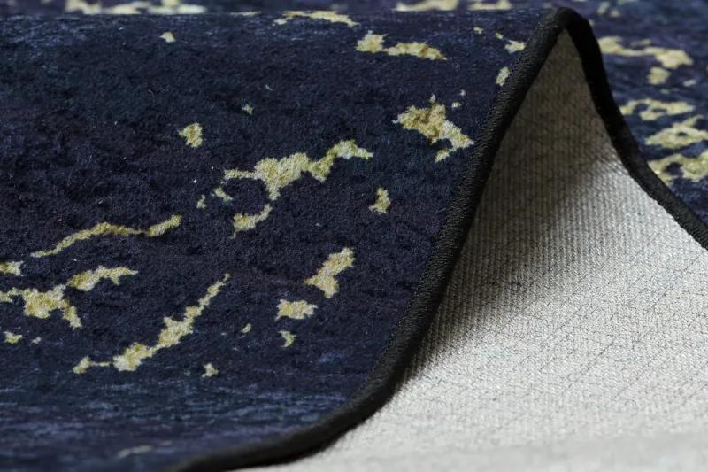 MIRO 52003.803 umývací koberec Mramor protišmykový - čierna Veľkosť: 120x170 cm