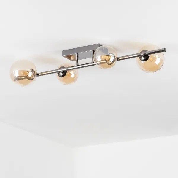 Brilagi - LED Prisadený luster MILLA 4xG9/3W/230V lesklý chróm/zlatá