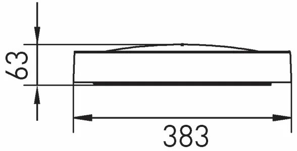 LED Stropné svietidlo SAMER LED/24W/230V 4000K