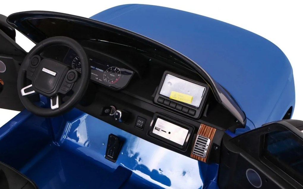 RAMIZ ELEKTRICKÉ AUTÍČKO RANGE ROVER HSE - DVOJMIESTNE - LAKOVANÉ - ČIERNE - 4 x 45W - 2 x 12V/7Ah - 2023