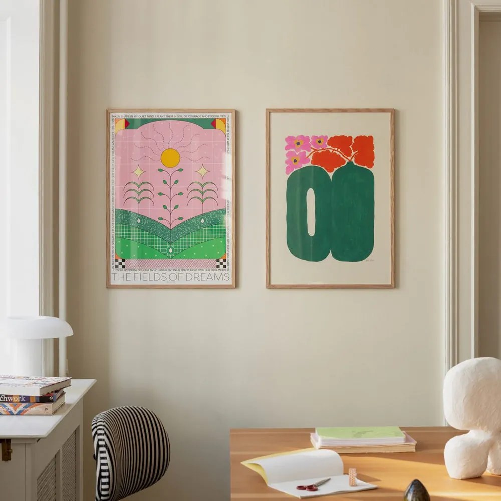 The Poster Club Plagát The Fields of Dreams by Signe Bagger 50x70 cm