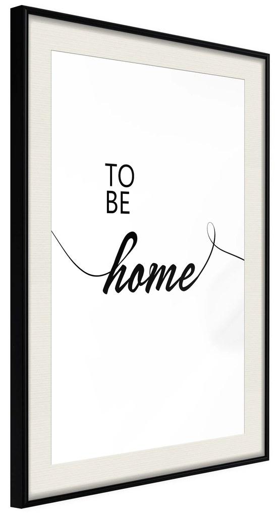 Artgeist Plagát - To Be Home [Poster] Veľkosť: 30x45, Verzia: Čierny rám