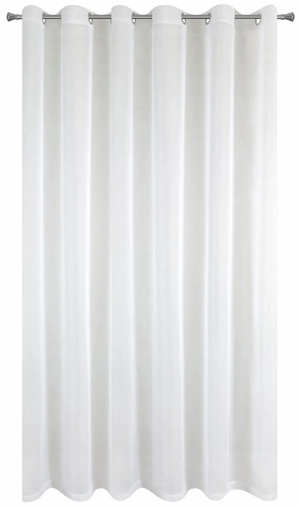 ZÁCLONA NA KRÚŽKOCH LUCY 350X250 CM BIELA