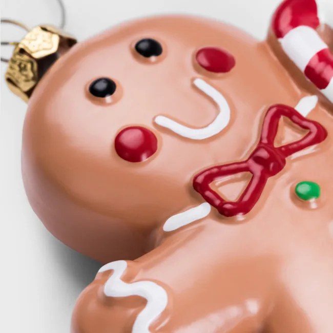 Vianočná ozdoba EVI RED perníček 710384