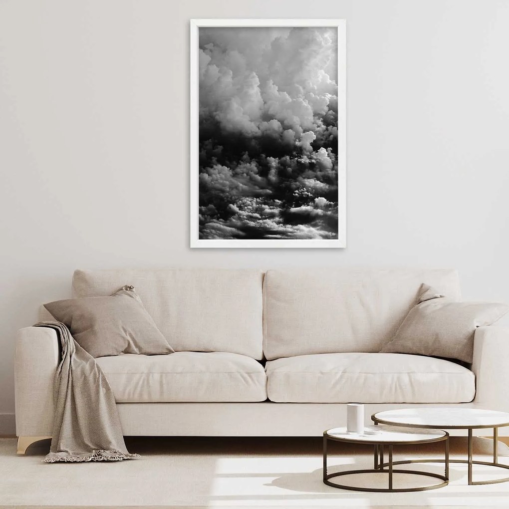 Gario Plagát Čierne mraky Farba rámu: Bez rámu, Rozmery: 30 x 45 cm