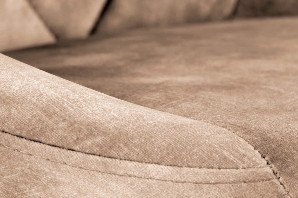 Barová stolička LINDA - béžová - výškovo nastaviteľná