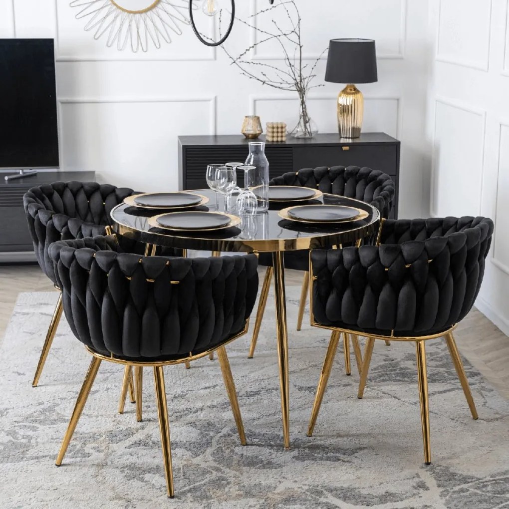 PROXIMA.store - Čalúnená jedálenska stolička CAPI FARBA: sivá