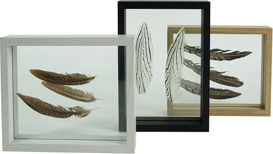 Dekoratívne rámček so svetlým rámom - 27,5 * 35 * 5cm