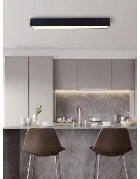 Immax NEO 07074-90-LED Stmievateľné stropné svietidlo CANTO 50W/230V čierna Tuya+DO