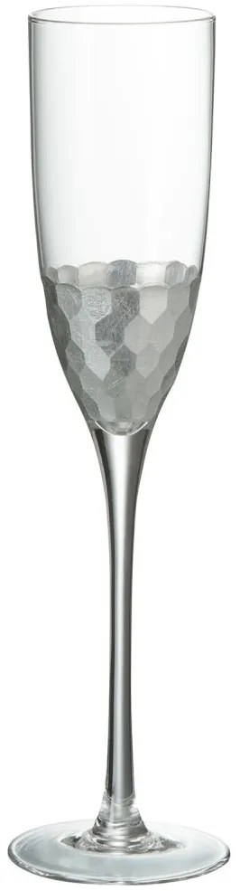 Pohárik na šampanské Silver - Ø 7 * 26 cm