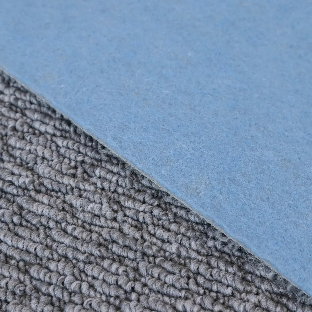 AladinWorld Expres, Metrážny koberec Atlas 92, na mieru, šíře 4m, šedá, filc, chodba / predsieň