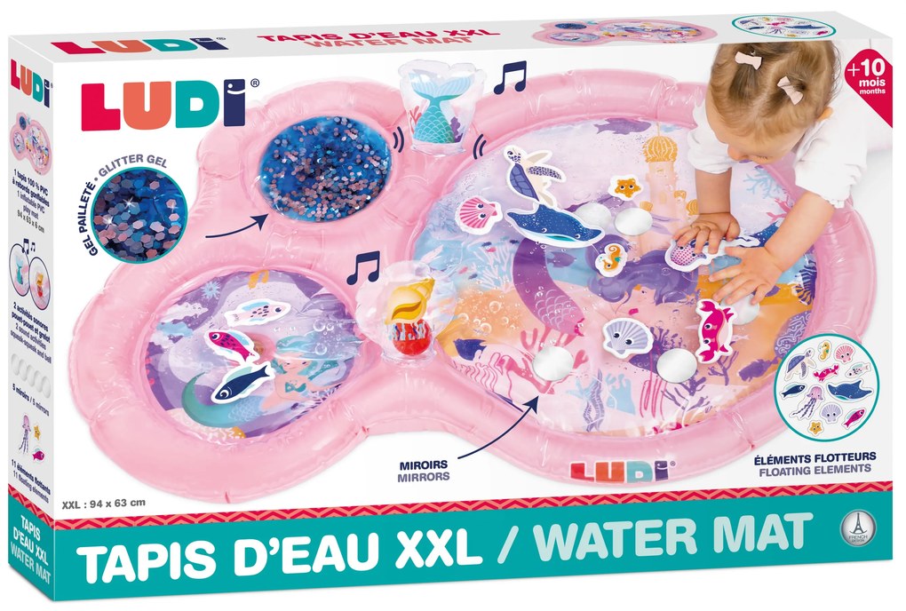 Podložka na hranie s vodou Morské víly Pink
