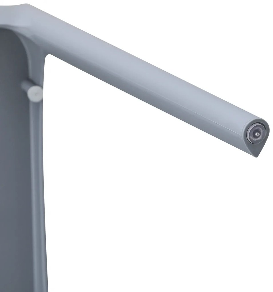 2x Stolička Meton - Svetlo sivá